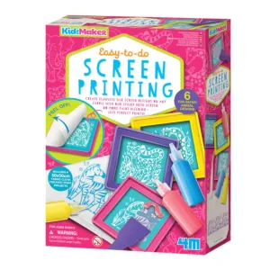 4M Kidzmaker Easy-To-Do Screen Printing