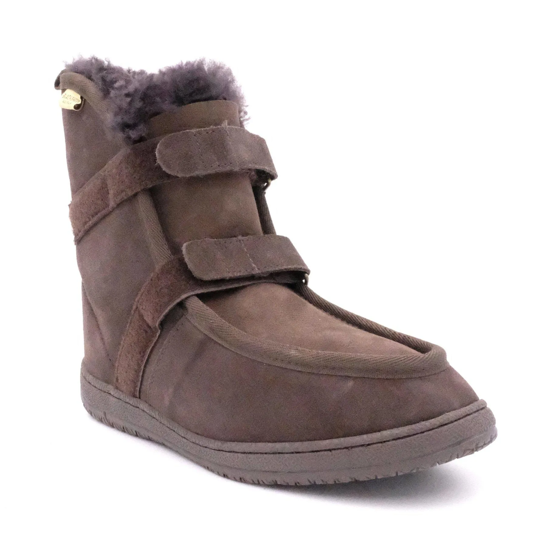 Alpine - 2 Hook and Loop Strap UGG Boots - Black Sheep Australia Medical Sheepskin Healthcare Range