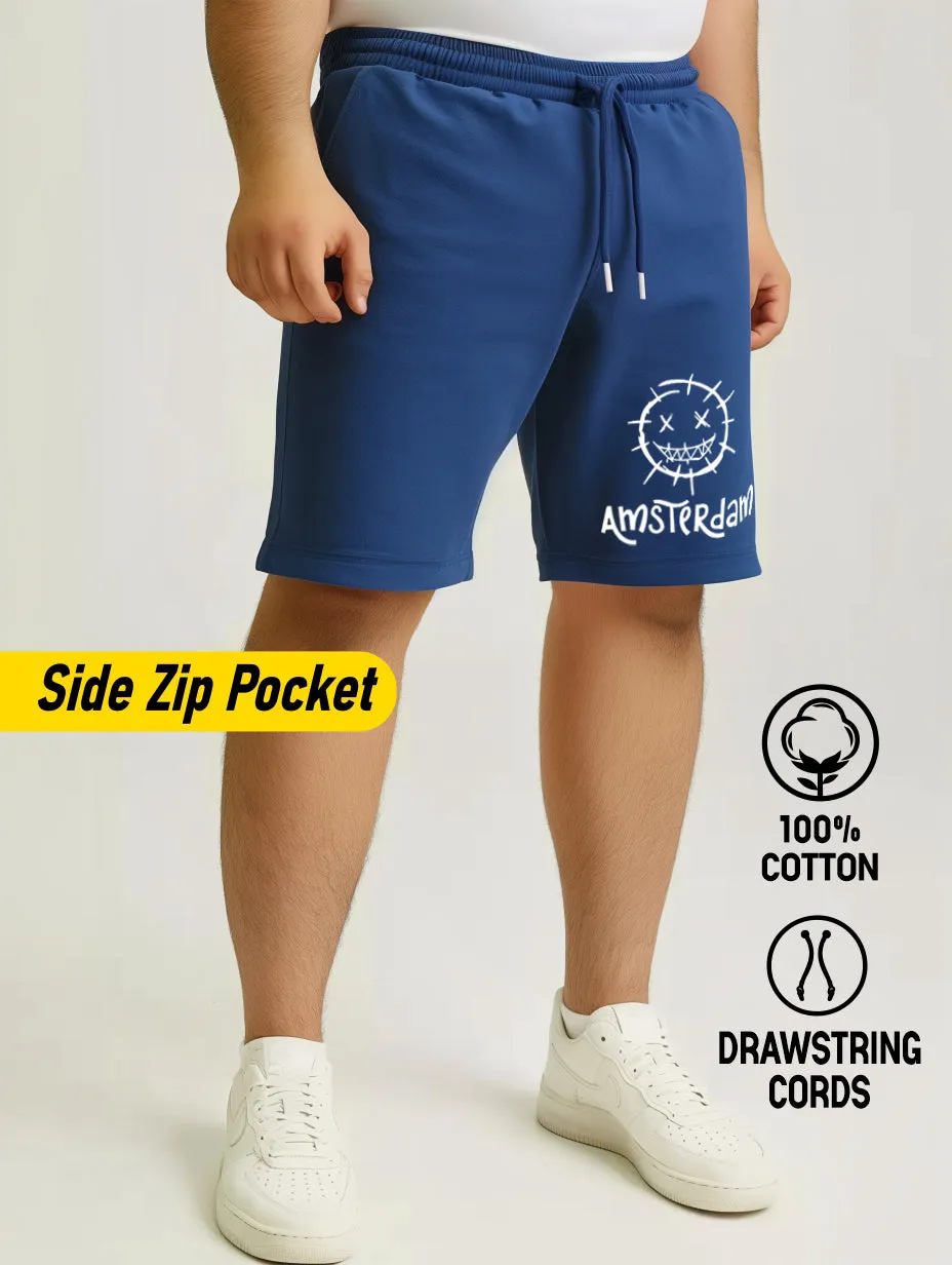 Amsterdam Cotton Plus Size Shorts