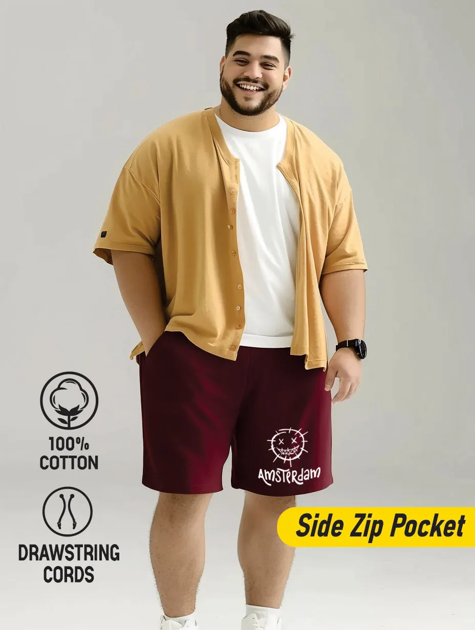 Amsterdam Cotton Plus Size Shorts