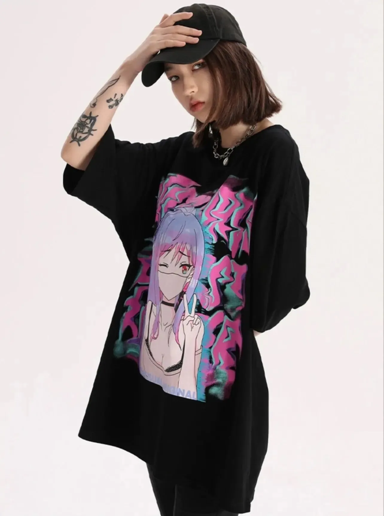 Anime Girl Illusion T-Shirt