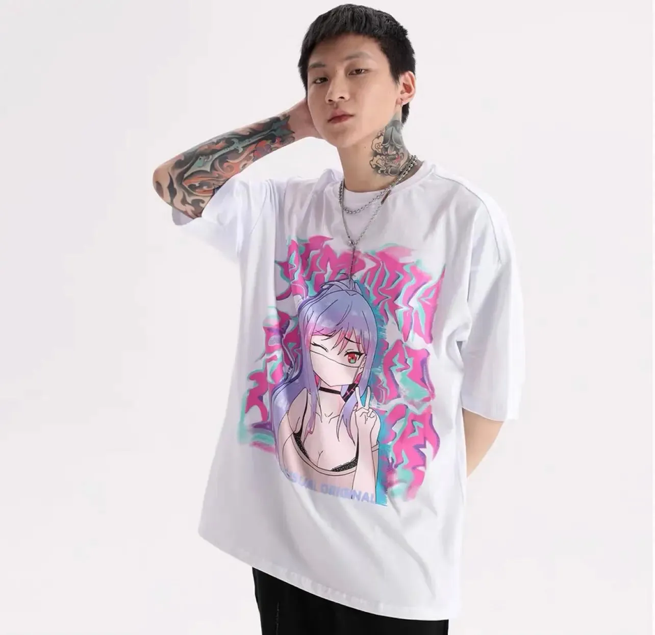 Anime Girl Illusion T-Shirt