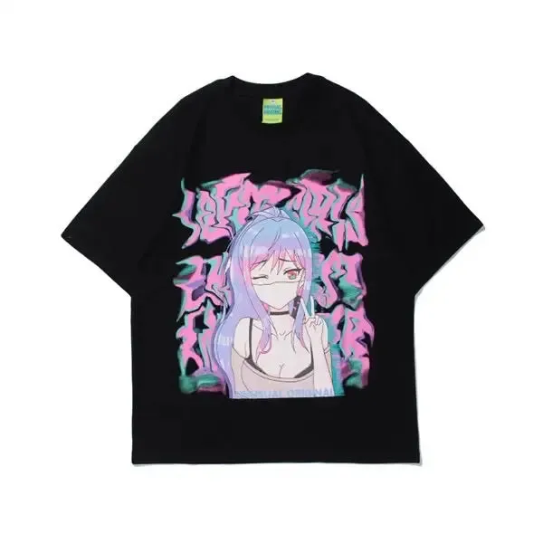 Anime Girl Illusion T-Shirt