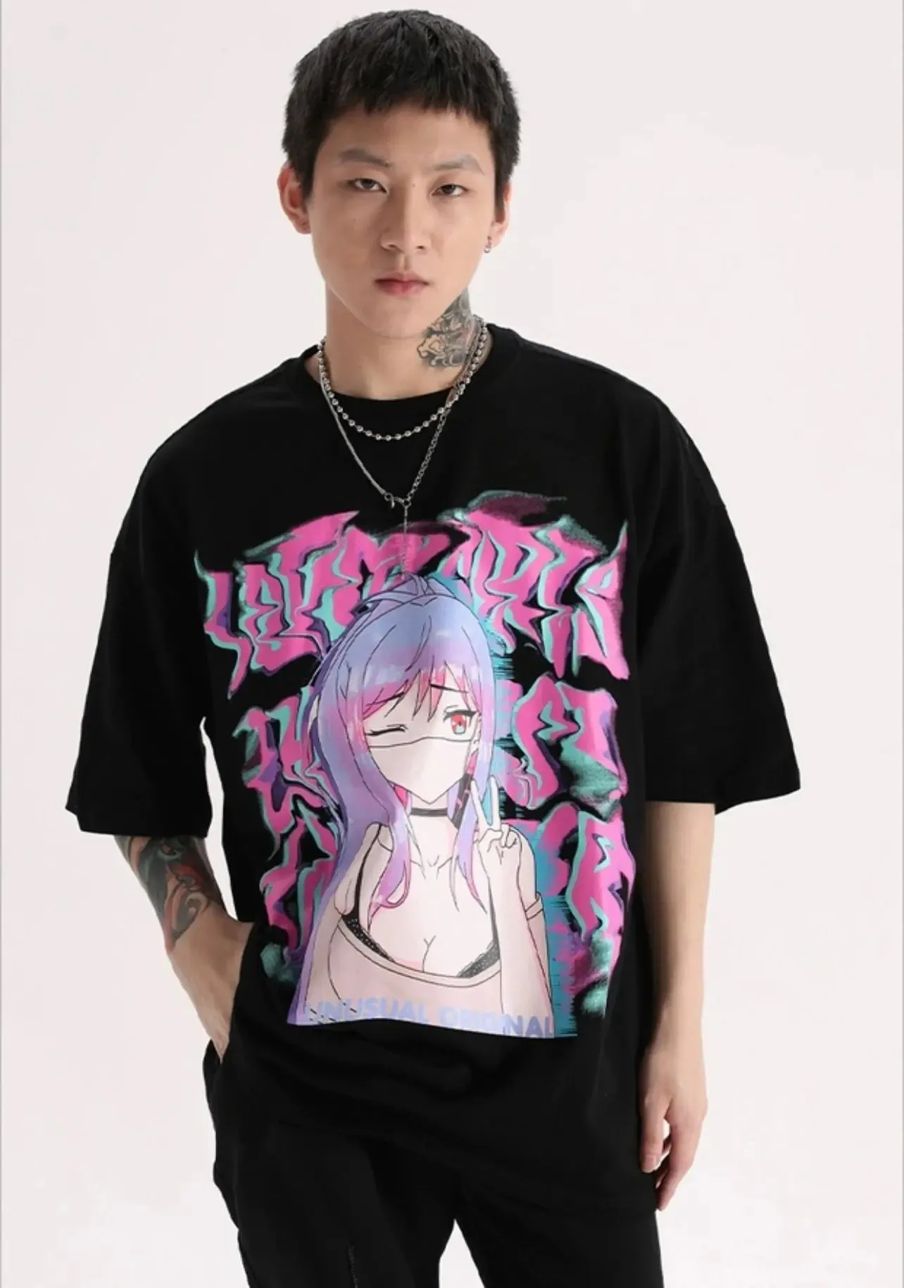 Anime Girl Illusion T-Shirt