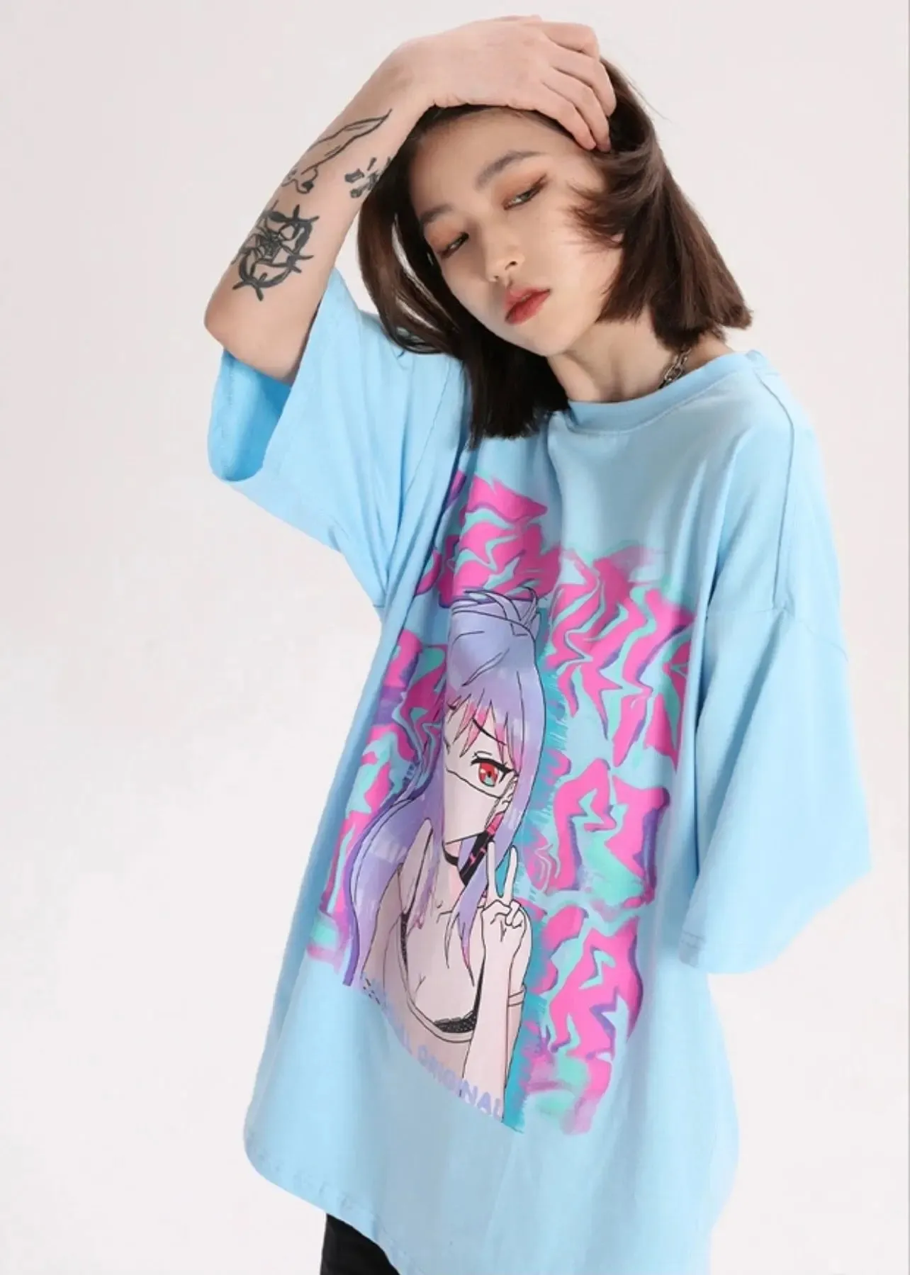 Anime Girl Illusion T-Shirt