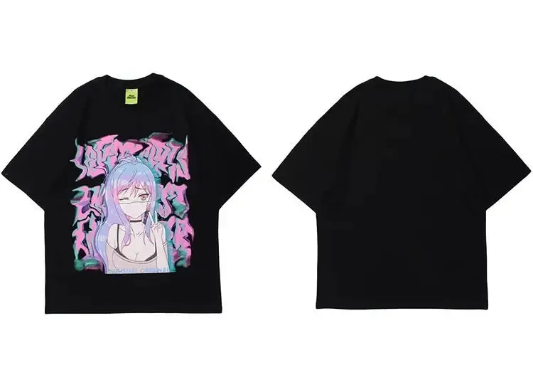 Anime Girl Illusion T-Shirt