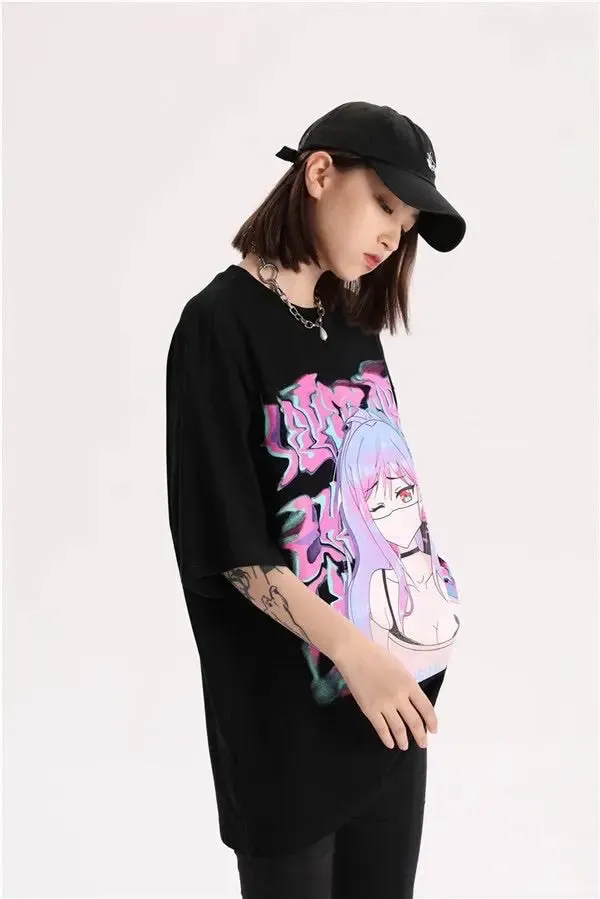 Anime Girl Illusion T-Shirt