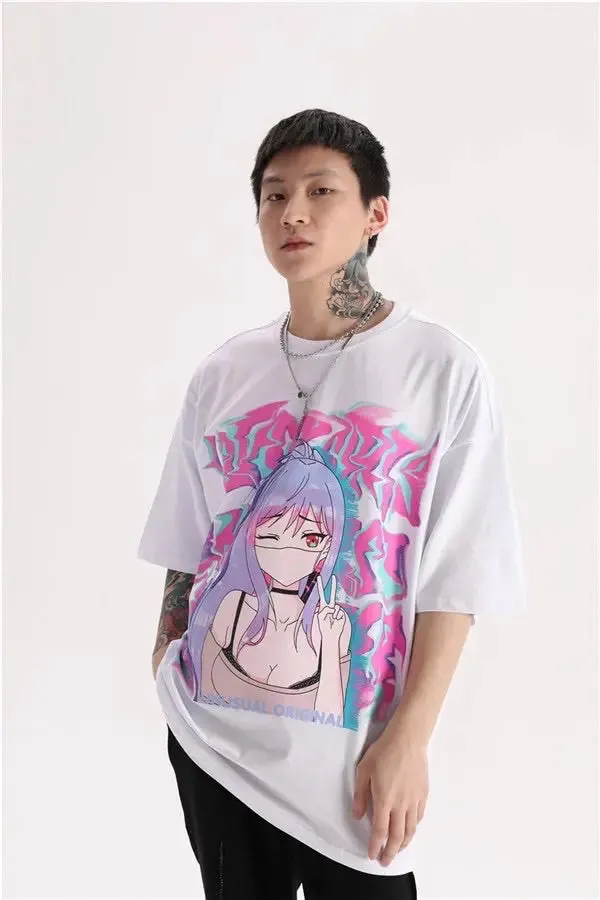 Anime Girl Illusion T-Shirt