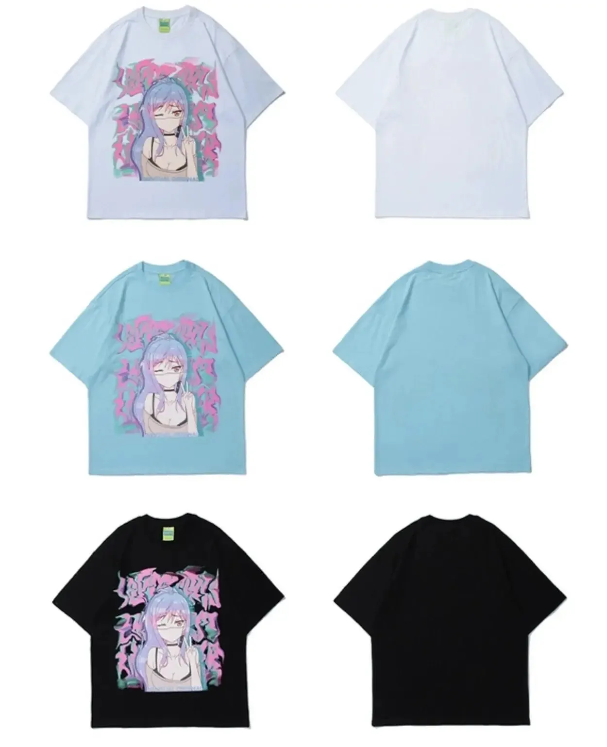 Anime Girl Illusion T-Shirt