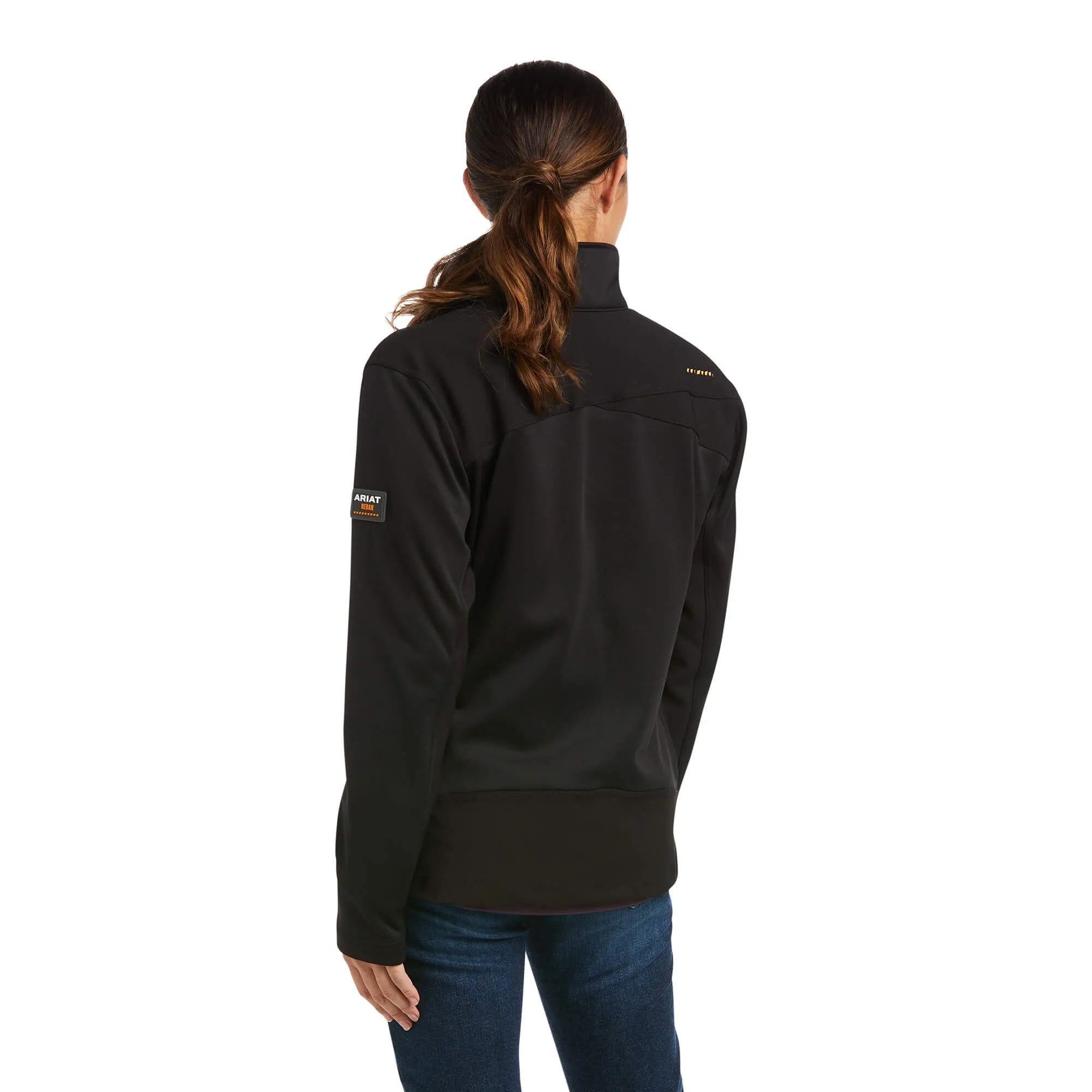 Ariat Ladies Rebar Dri-Tech DuraStretch Hybrid Black Jacket 10037600