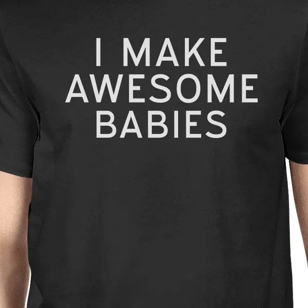 Awesome Babies Proof Matching Graphic T-Shirts For Dad and Baby Boy