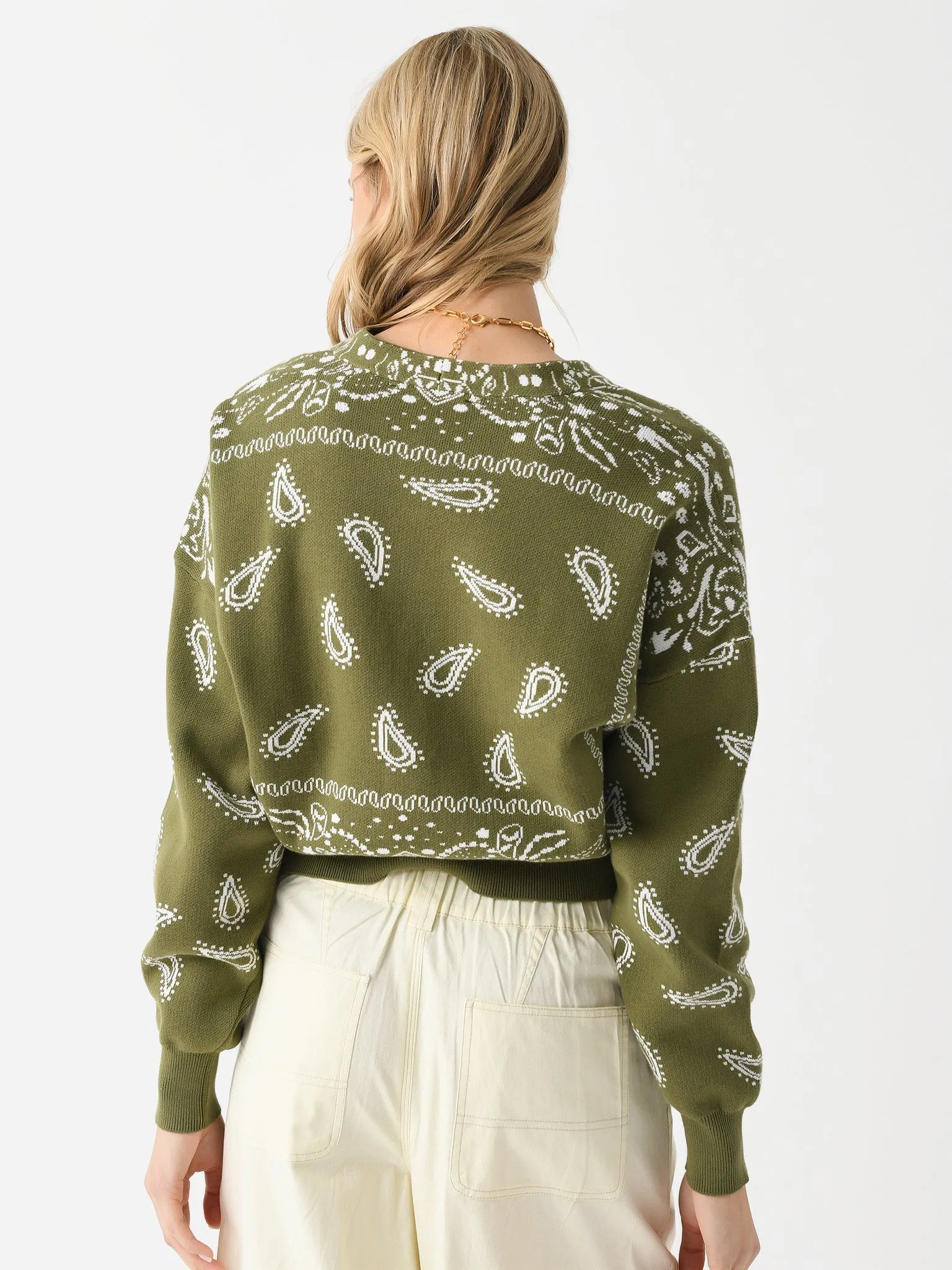 Berenice Gactus Cardigan in Khaki