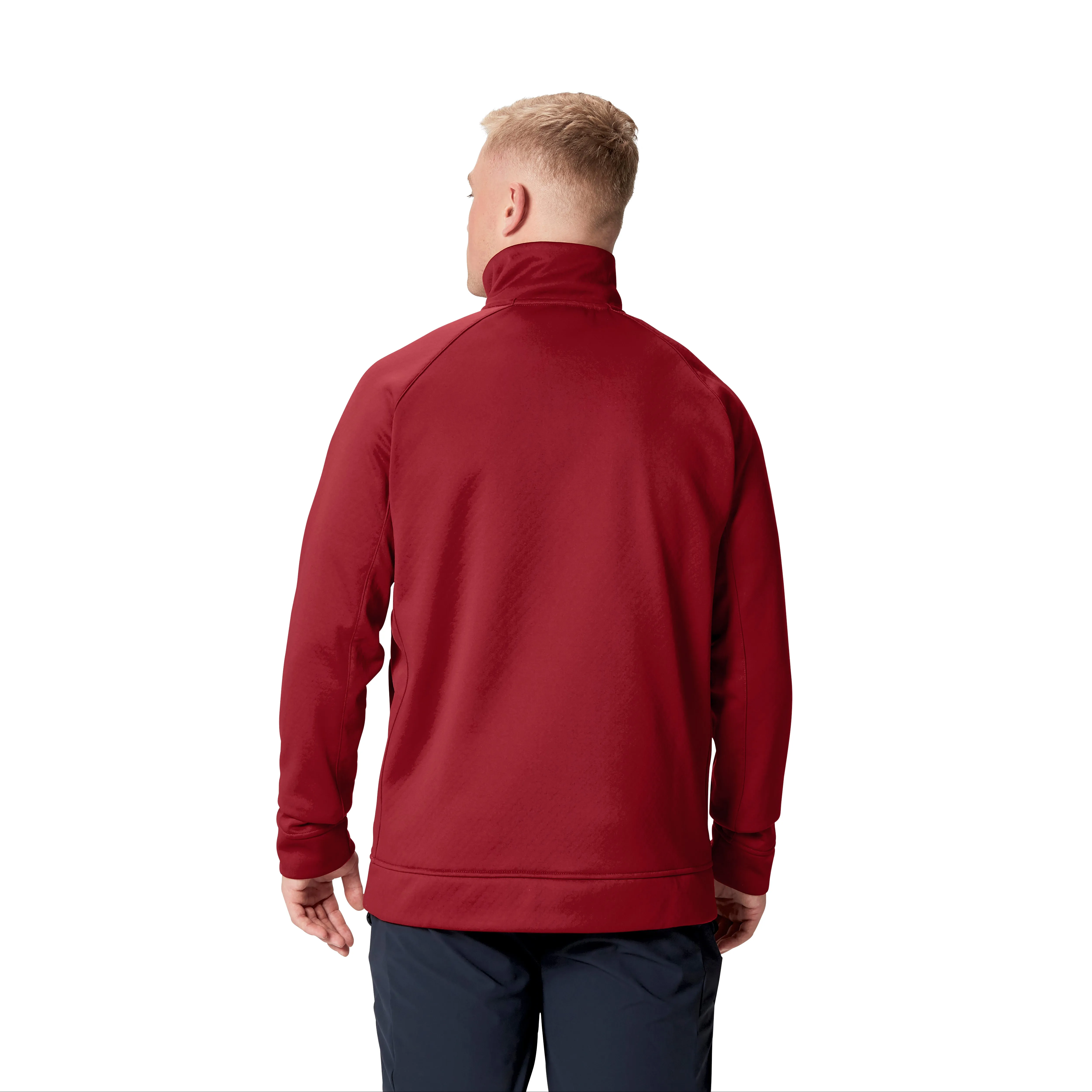 British & Irish Lions Mens Fleece ¼ Zip Red