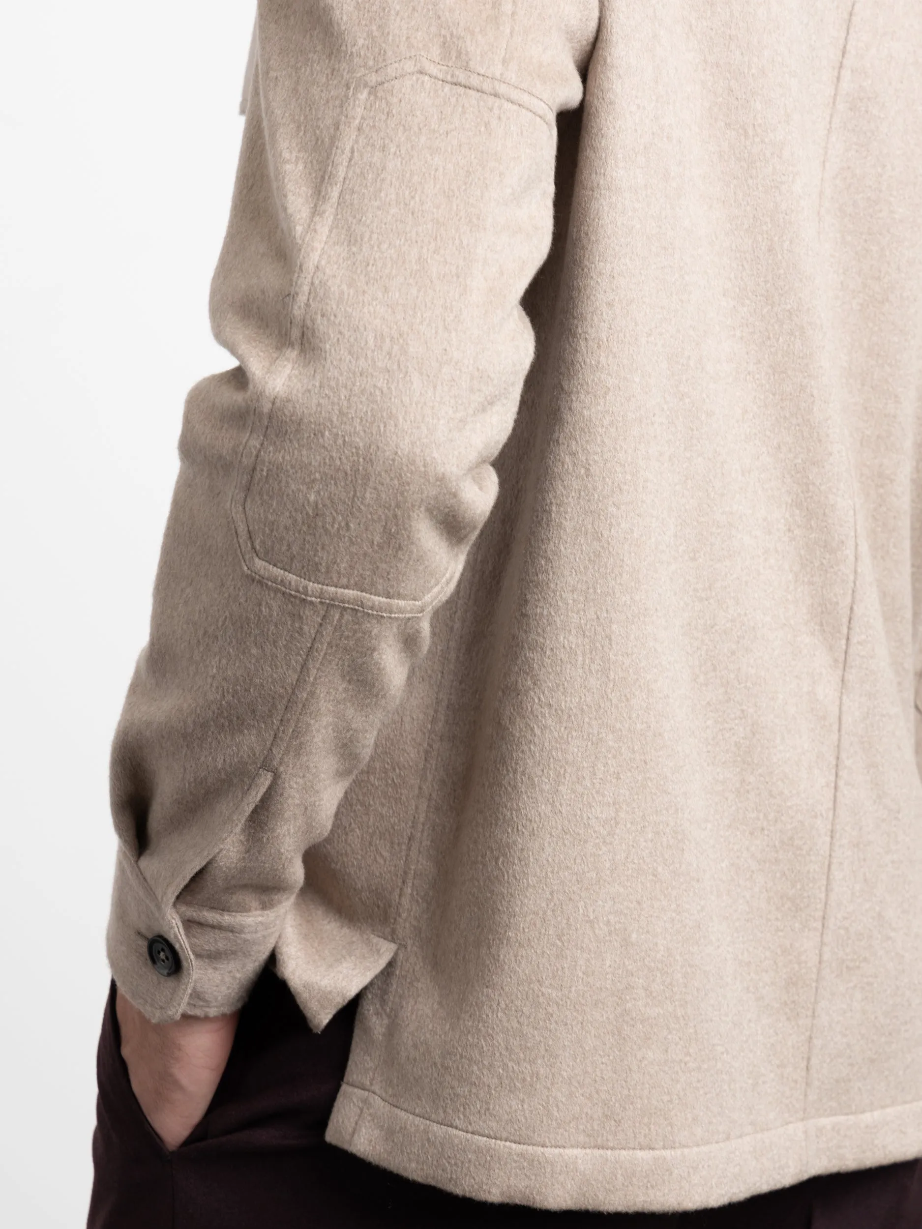 Brown Oasi Cashmere Overshirt