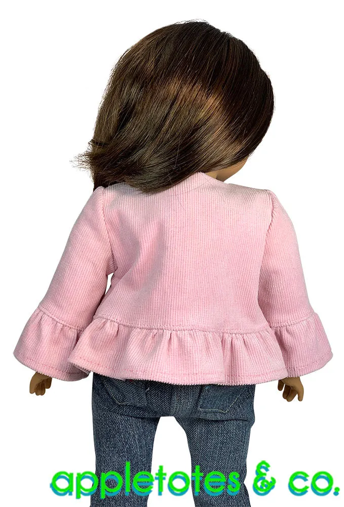 Cape Cod Jacket Sewing Pattern for 18 Inch Dolls