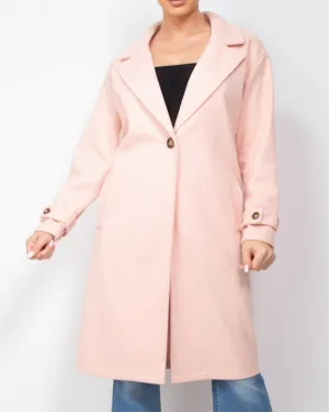 Collar Pocketed Coat