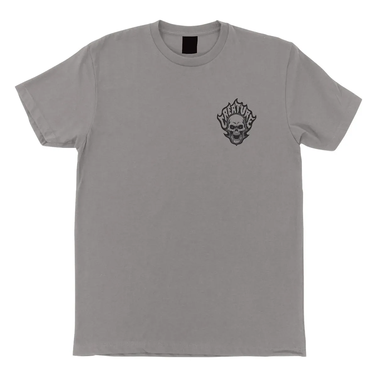 Creature - Bonehead Flame Tee Grey