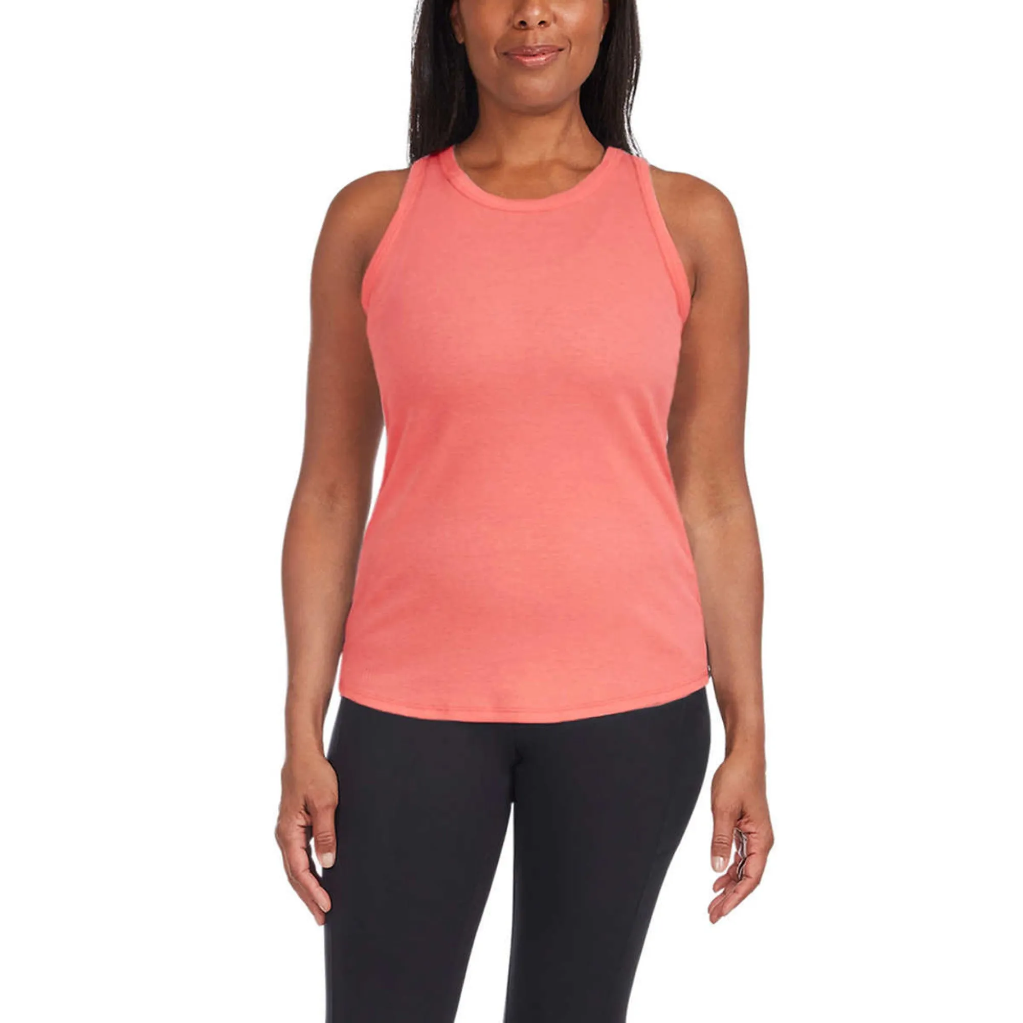 Danskin Women's 3-pack Soft Ribbed Active Top Racerback Tank