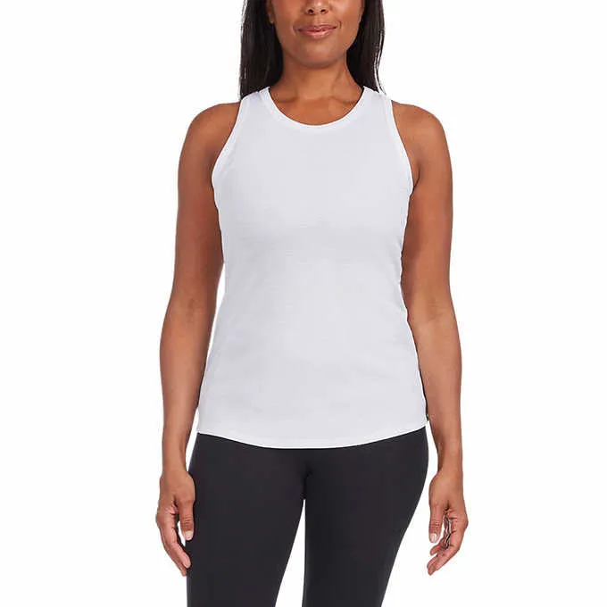 Danskin Women's 3-pack Soft Ribbed Active Top Racerback Tank