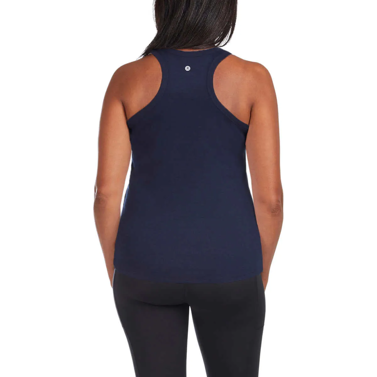 Danskin Women's 3-pack Soft Ribbed Active Top Racerback Tank