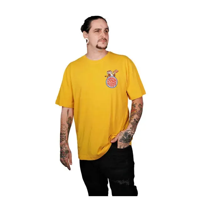 Down-N-Out Tiger In Your Tank T-Shirt Yellow