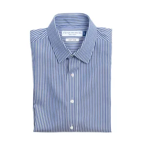 Easy Care Everyday Shirt - Blue University Stripe