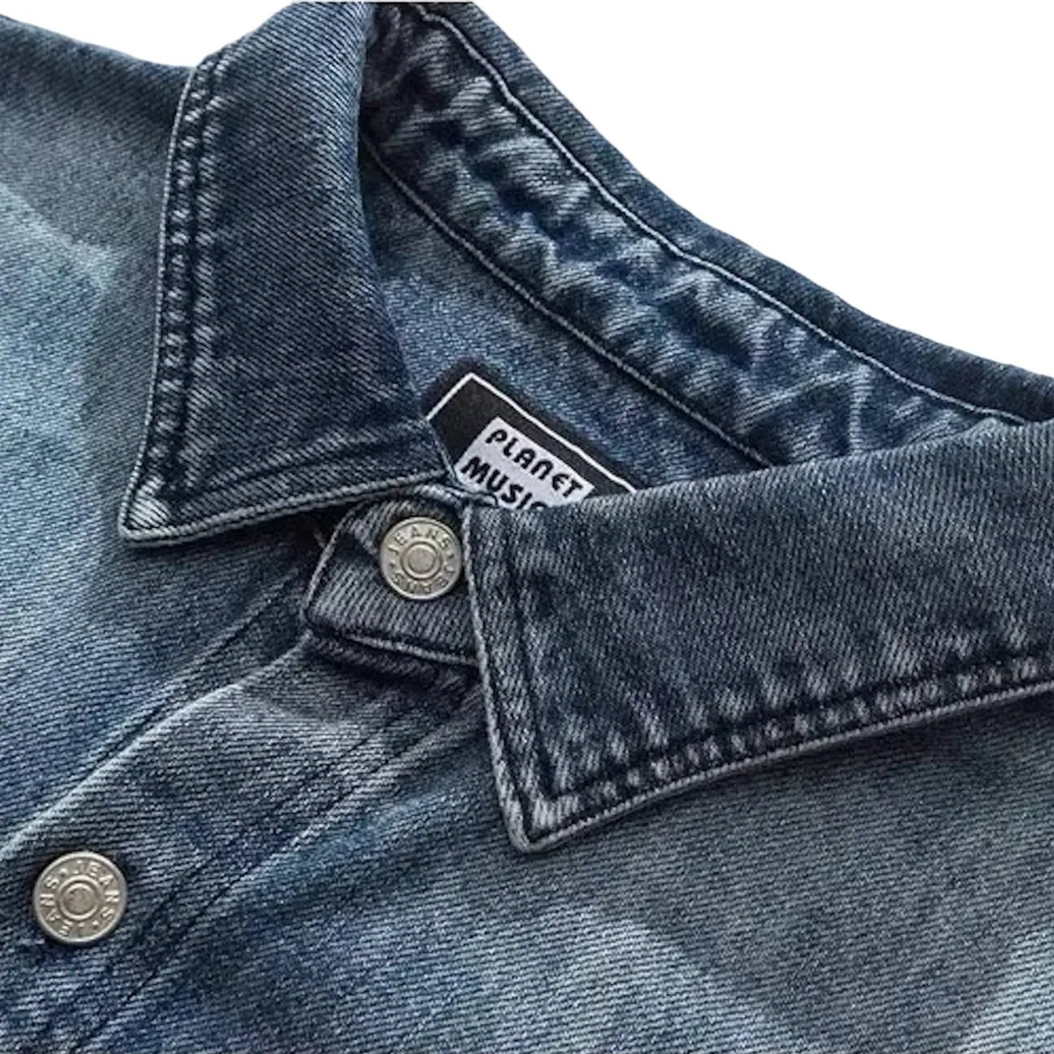 Easy fit classic washed denim shirt