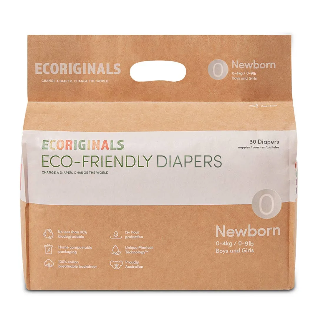 Ecoriginals Eco Nappy - Size 0 Newborn