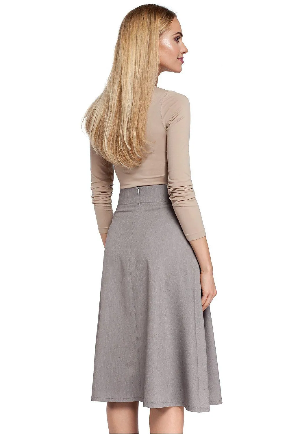 Elegant Flared Midi Skirt - The Perfect Choice for Any Occasion