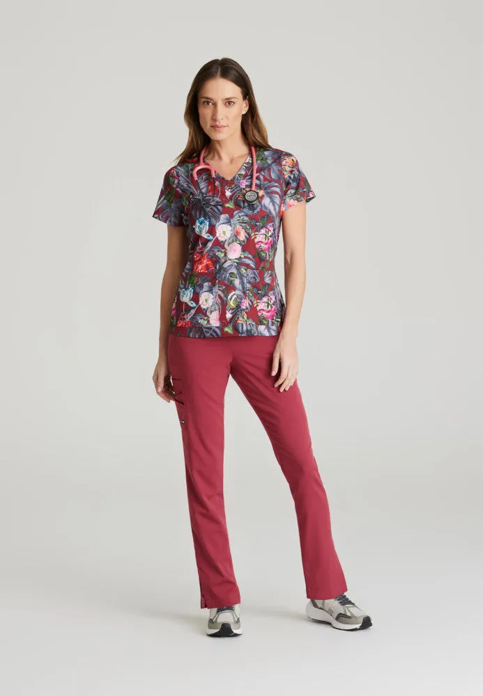 Ella Print Scrub Top