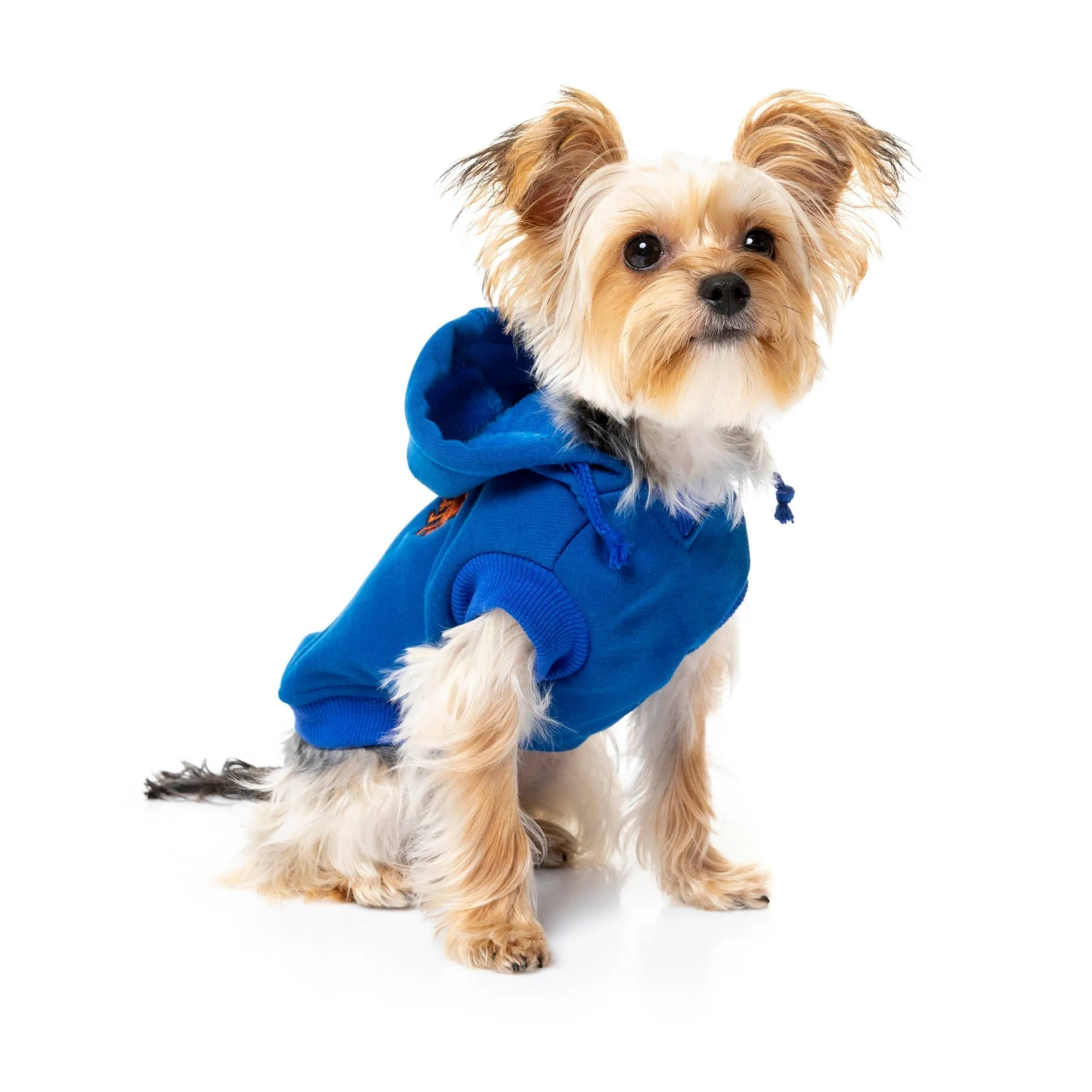 FuzzYard Apparel Yardsters Dog Hoodie Blue Size 2 XSmall***