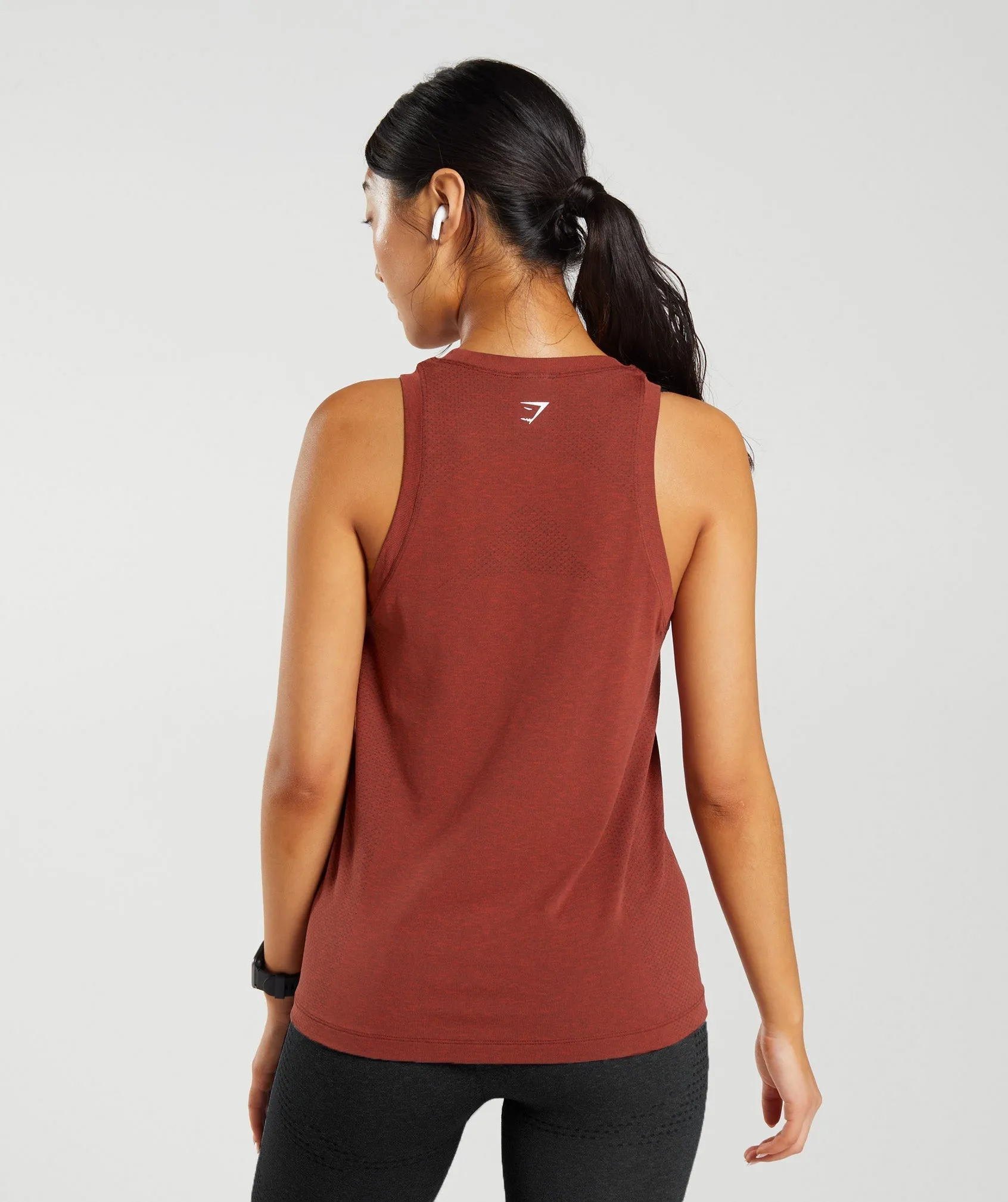 Gymshark Vital Seamless 2.0 Light Tank - Brick Red