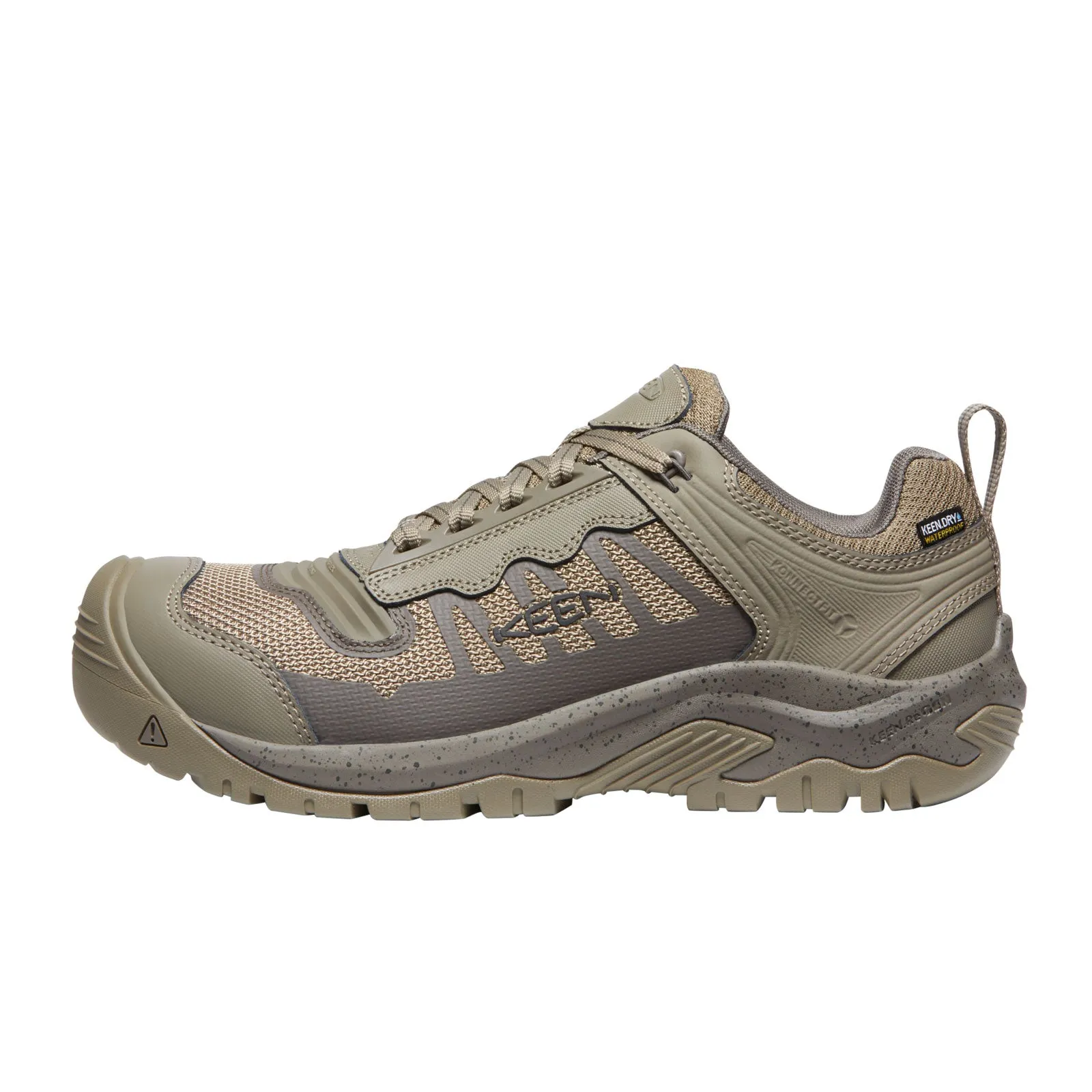 Keen Utility Reno KBF Waterproof Carbon Fiber Toe Work Shoe (Men) - Brindle/Morel