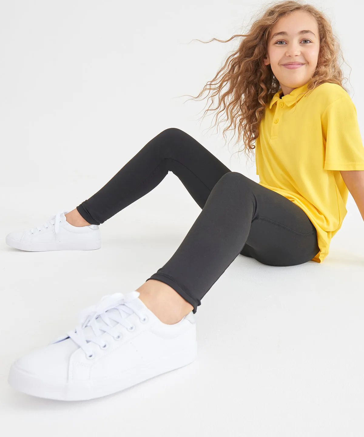 Kids cool athletic pant | Jet Black