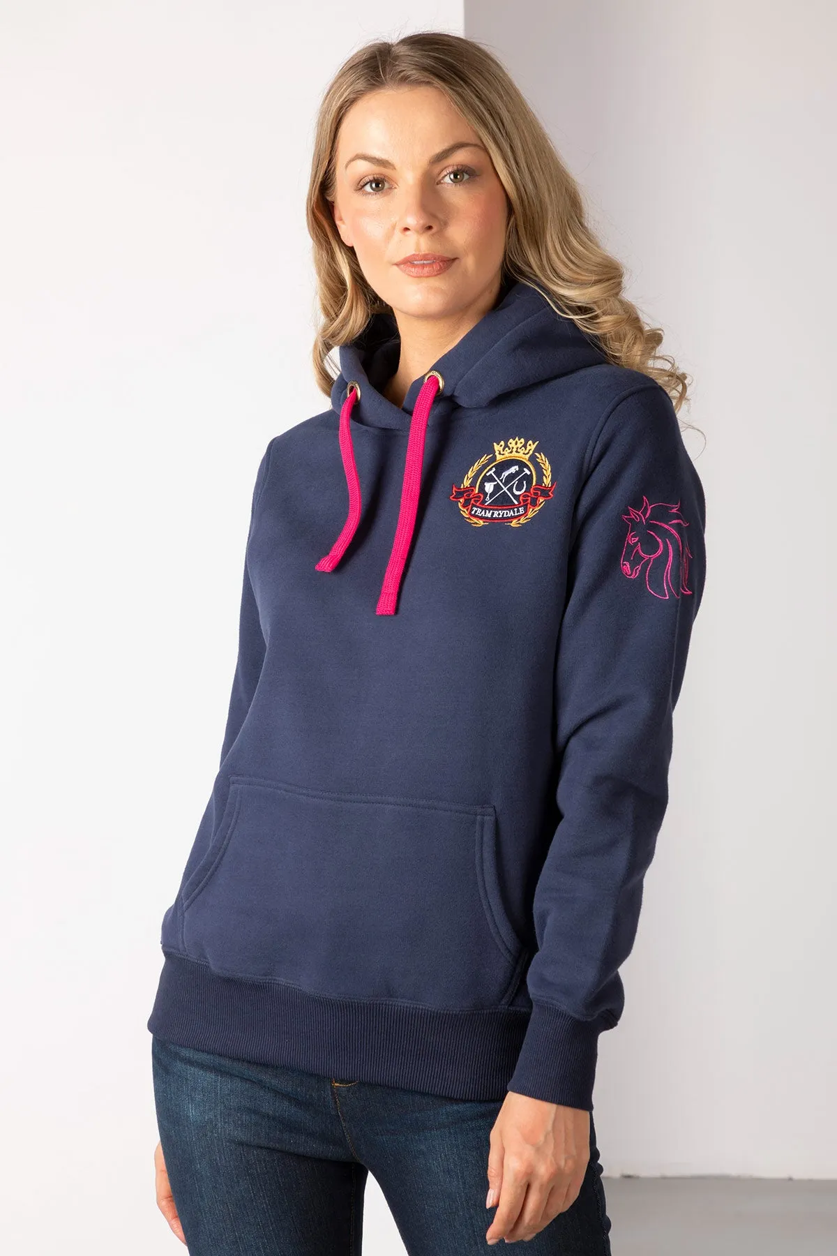 Ladies Emblem Overhead Hoody