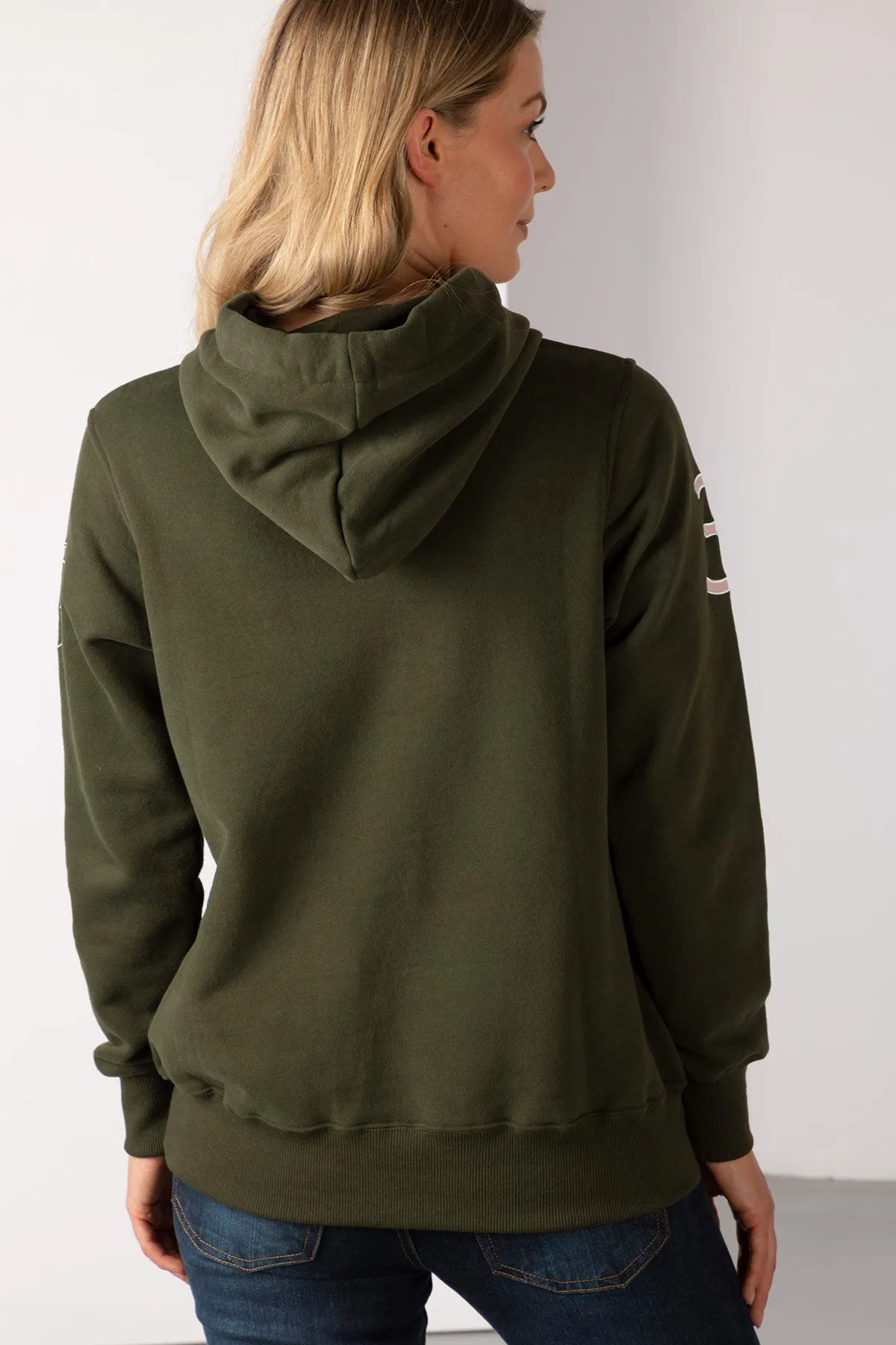 Ladies Emblem Overhead Hoody