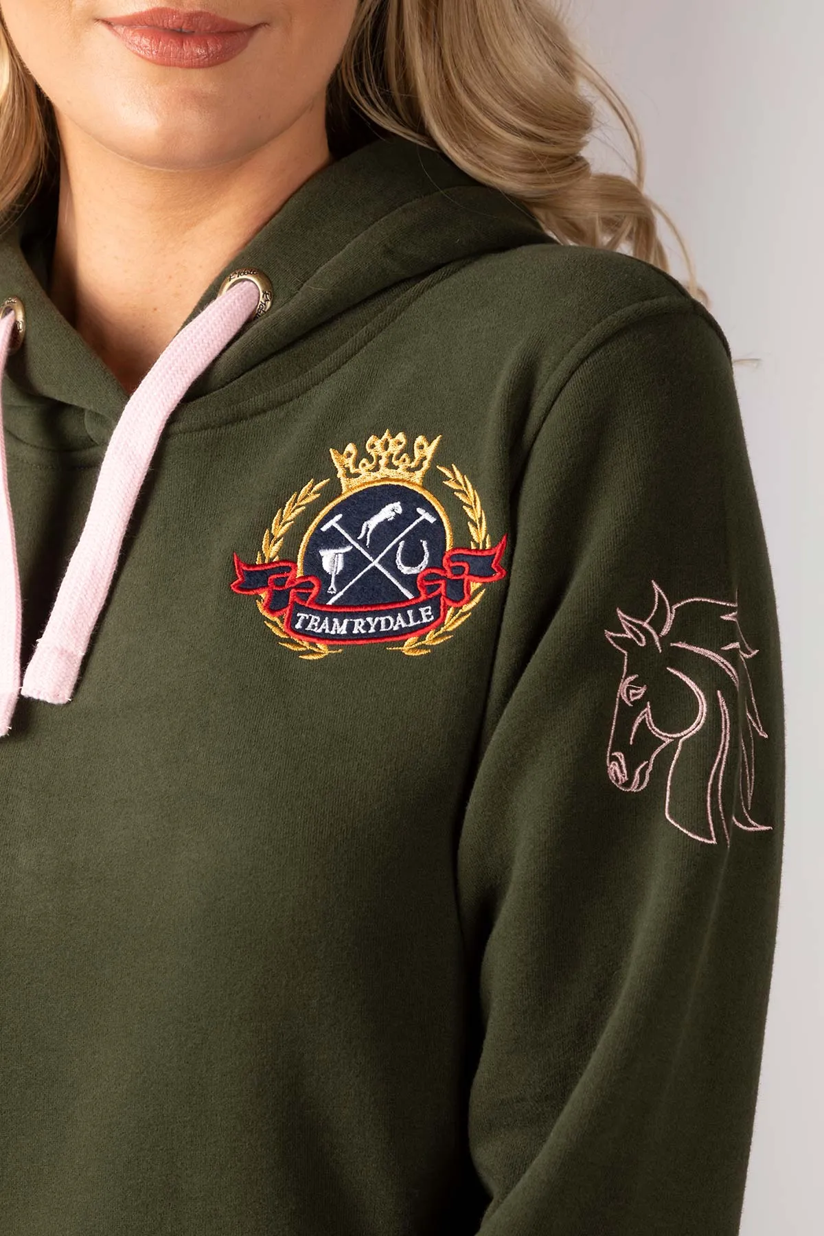 Ladies Emblem Overhead Hoody