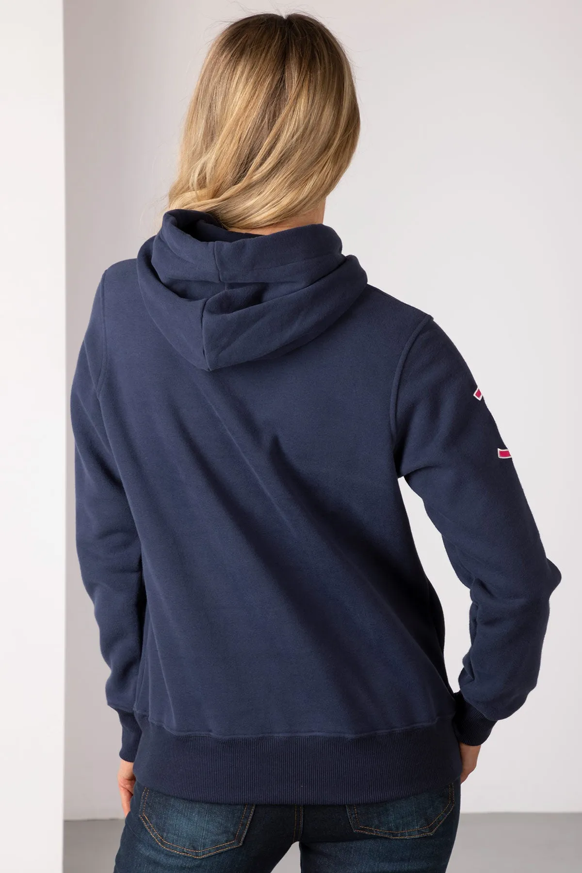 Ladies Emblem Overhead Hoody