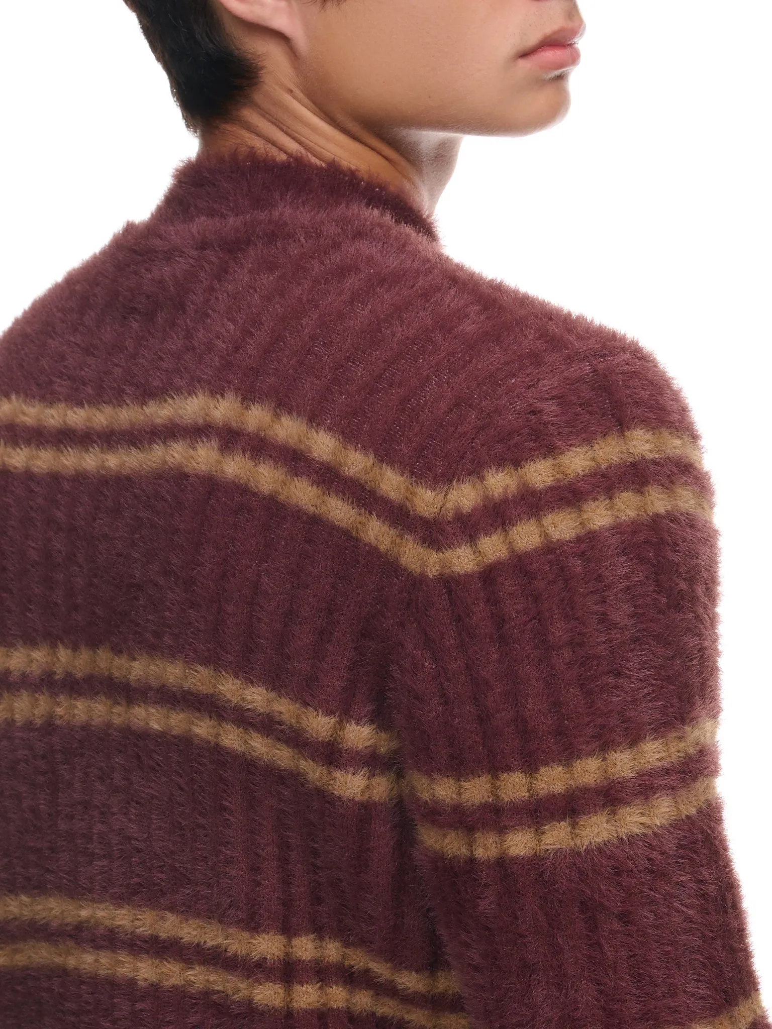 Le Pull Rayé (226KN075-2107-BROWN)