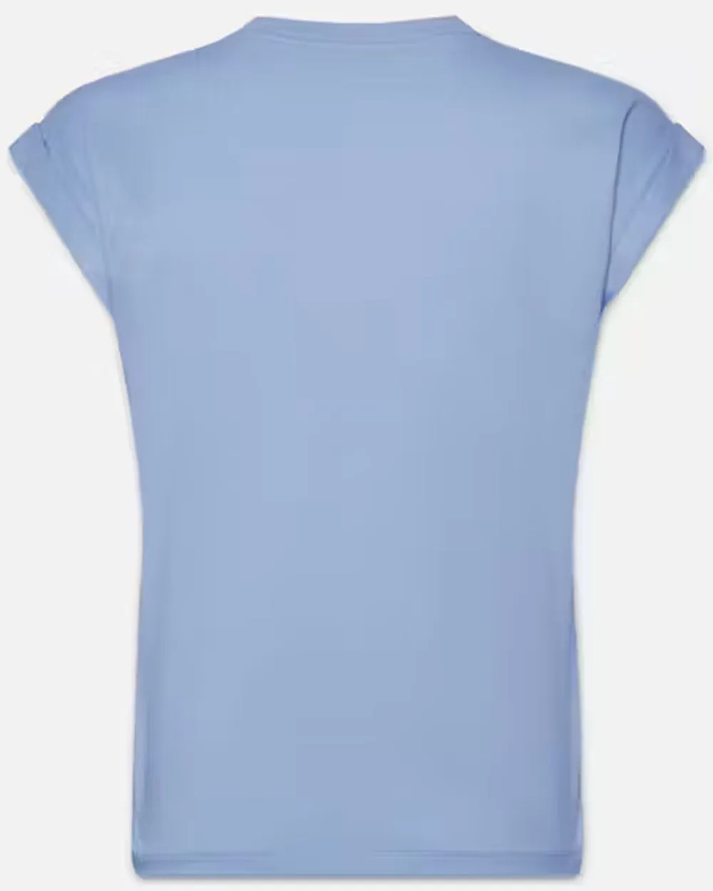 Light Blue Easy V Neck Tee