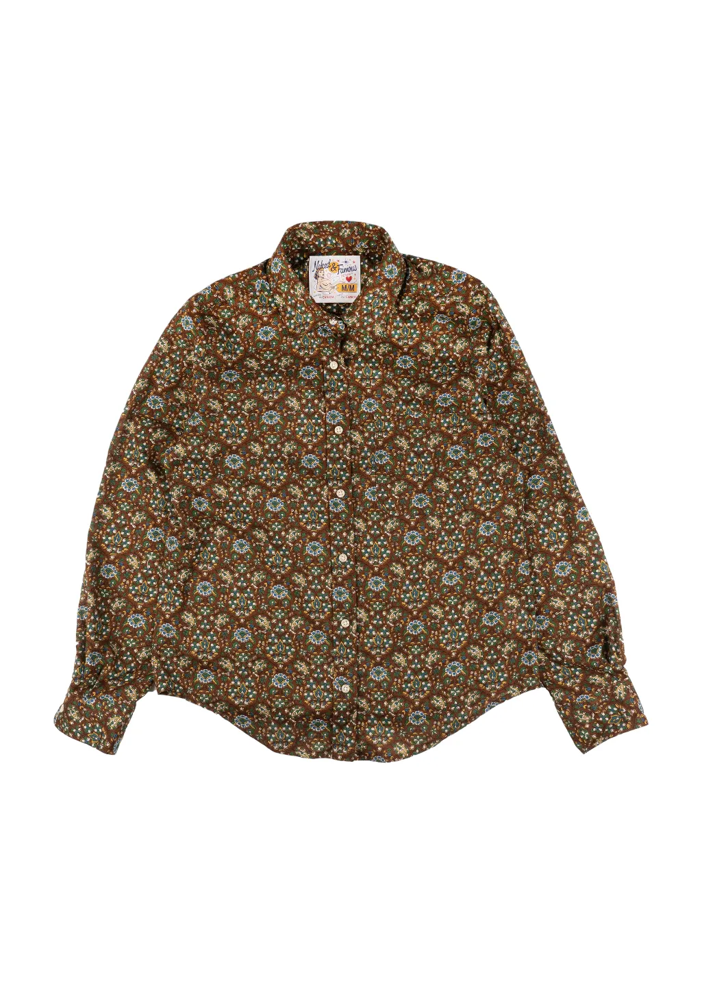 Naked & Famous Denim - Easy Shirt - Bandana Cloth - Brown