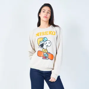 Niseko snowboard graphic sweatshirt wholesale