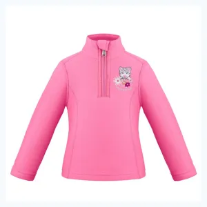 Poivre Blanc Girls Micro Fleece Jacket - Lolly Pink