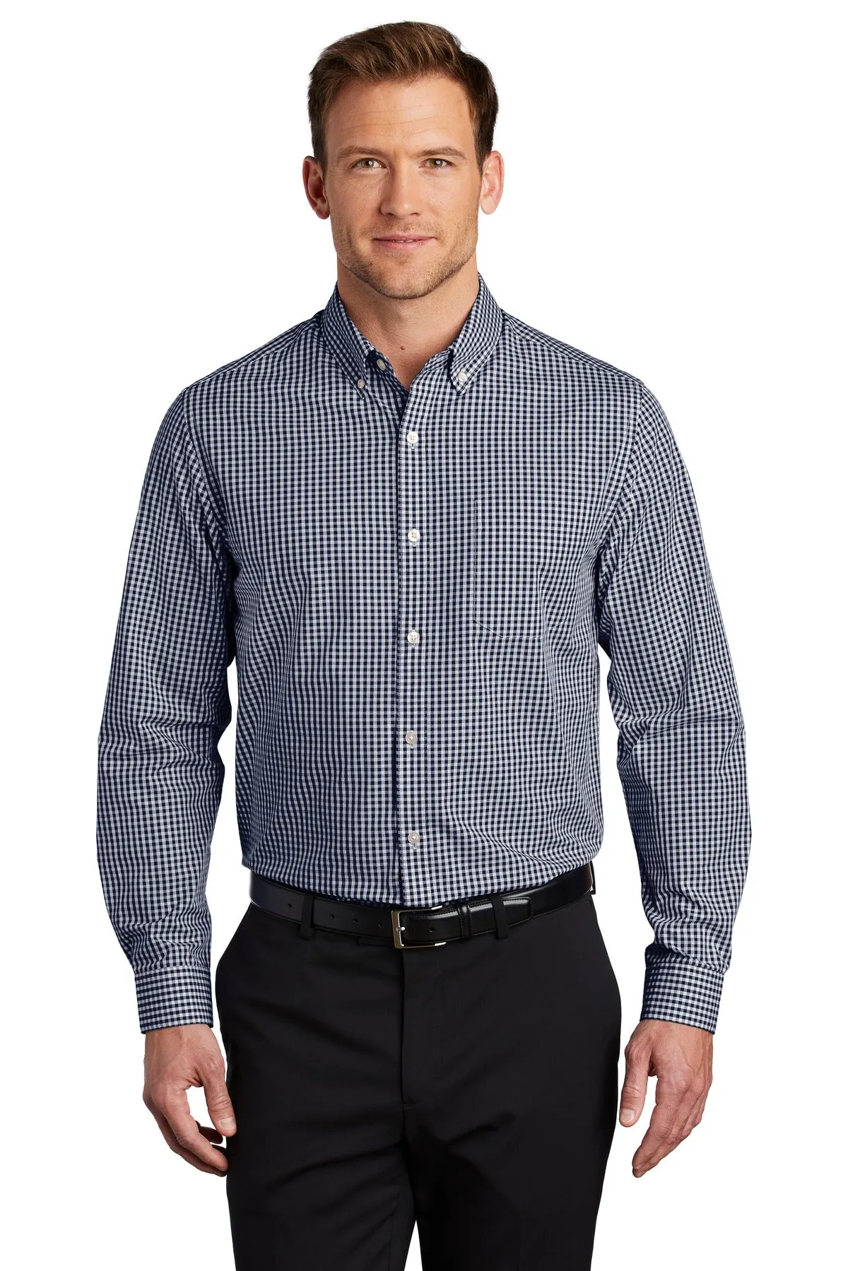 Port Authority Broadcloth Gingham Easy Care Shirt W644