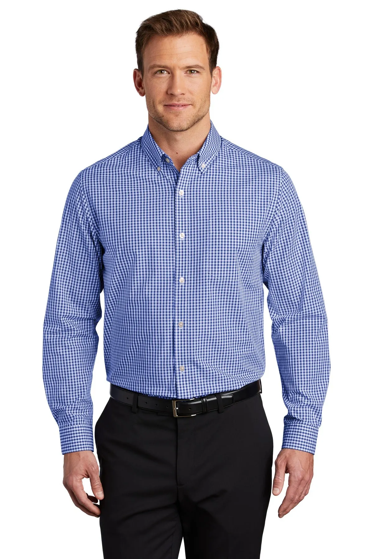 Port Authority Broadcloth Gingham Easy Care Shirt W644