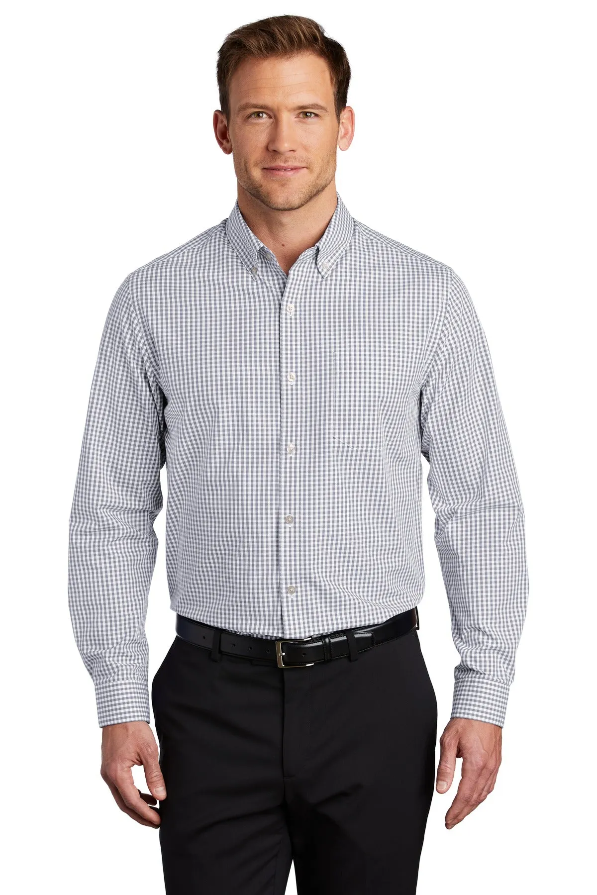 Port Authority Broadcloth Gingham Easy Care Shirt W644