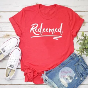 Redeemed Bible Verse Shirt Religious Shirts