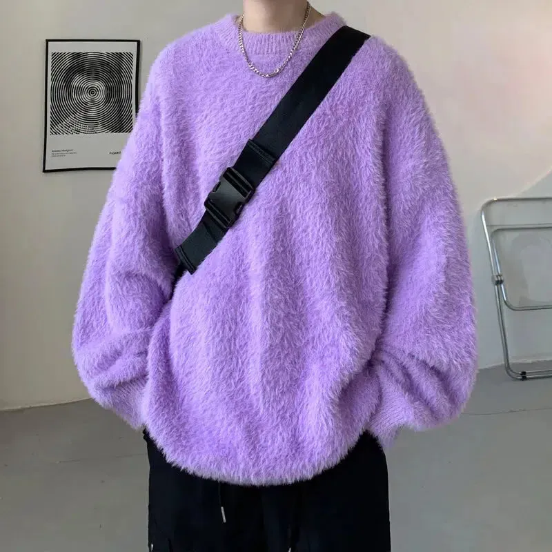 Riolio - Fluffy Sweater - chill guy 90s fashion mens fashion