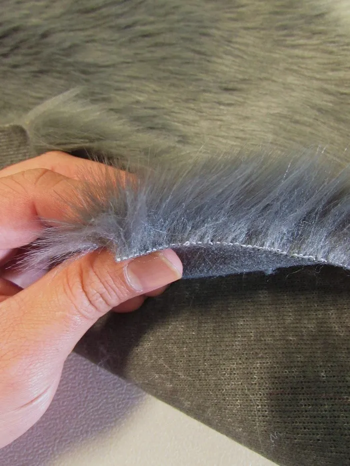 Short Shag Faux Fur Fabric / Saddle / Sold By The Yard