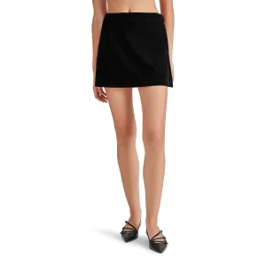 Steve Madden Cindi Stretch Velvet Mini Skort